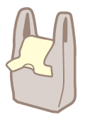Carrier bag for textiles