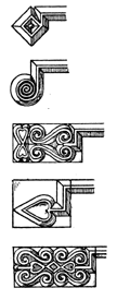 Local Window Terminals, Images © Old Halls &amp; Manor Houses of Yorkshire by Louis Ambler